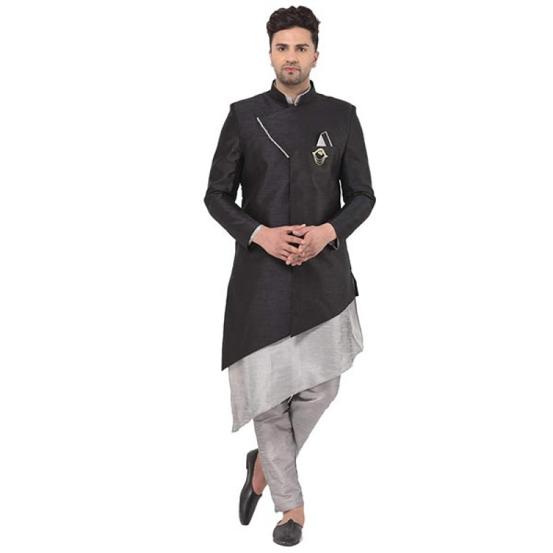 SG RAJASAHAB Men Sherwani Set