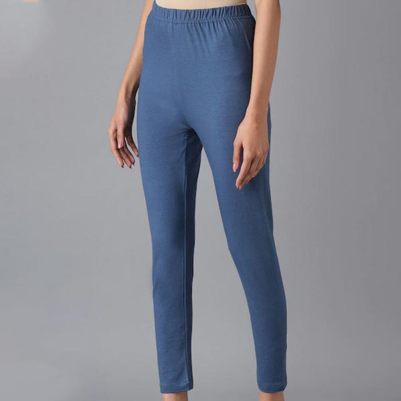 Women Blue Skinny Fit Leggings