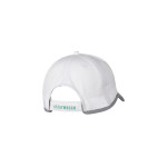 Unisex White Printed Baseball Cap